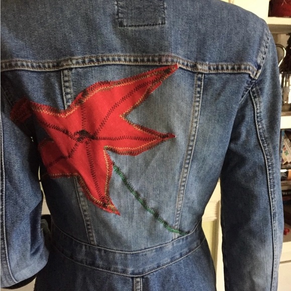 XOXO Jeans up cycled shirt dress - Picture 8 of 12